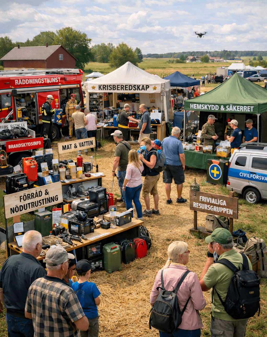 Unga som st&aring;r och sitter samlade kring ett l&aring;gt bord med post-it-lappar.